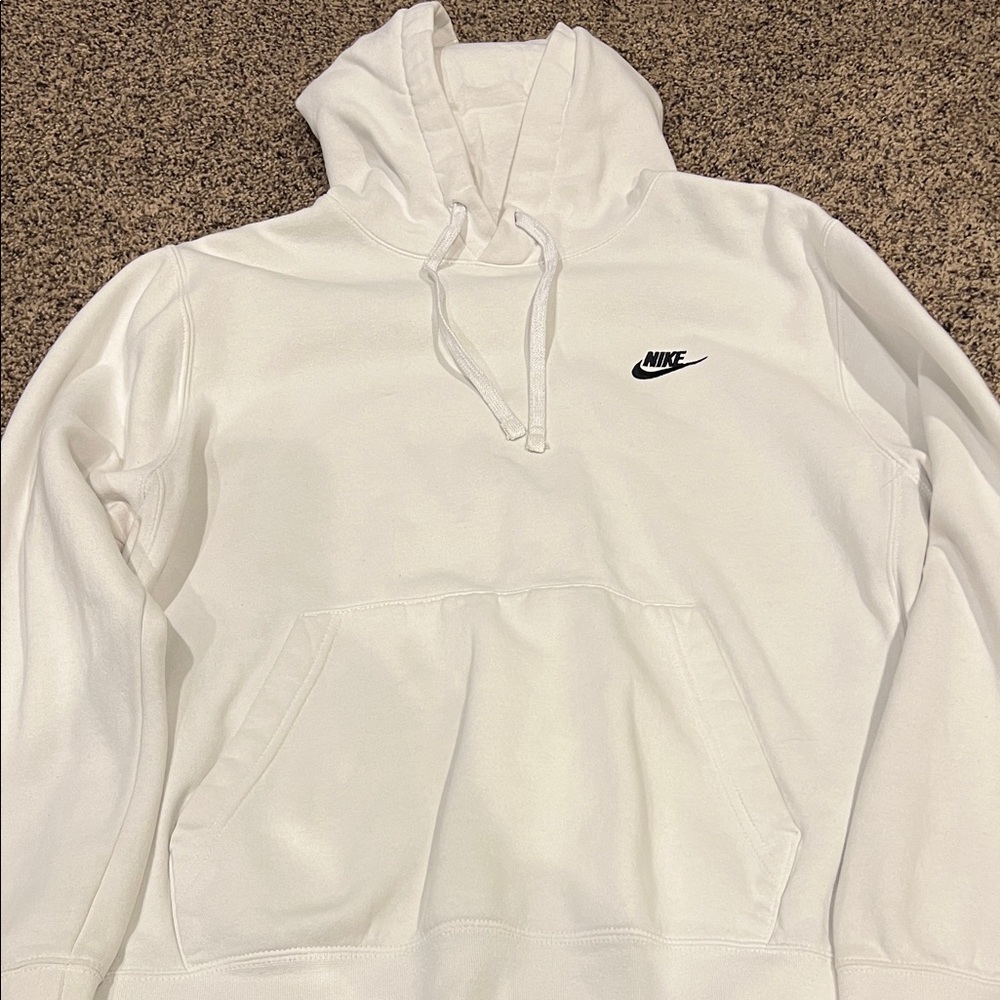 Nike Men's Classic White Hoodie